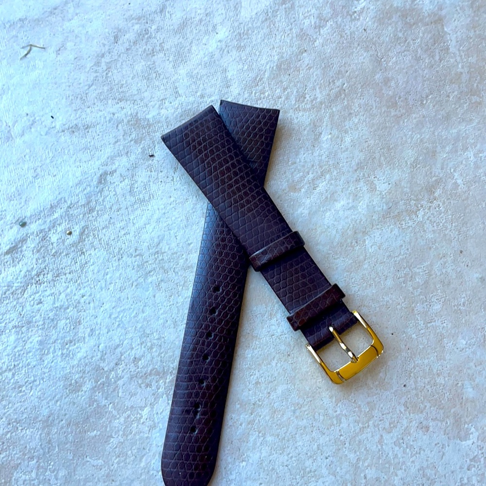 Watch band Leather Spidel band 20mm brown